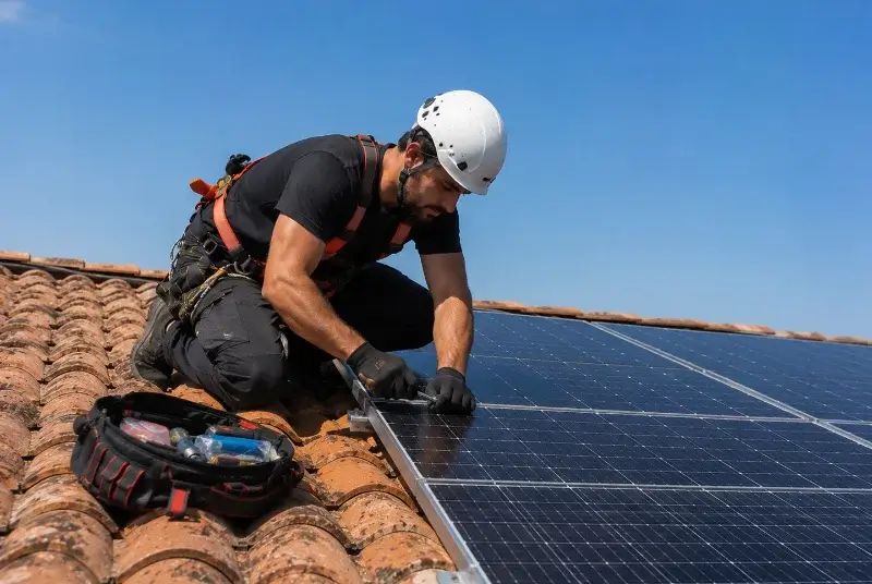 Maintenance et monitoring de panneaux solaires à Léon