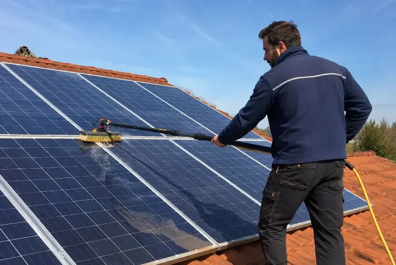 Nettoyage et entretien de panneaux solaires à Léon
